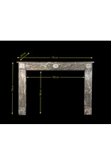 Classic Belgian Marble Antique Fireplace Surround