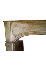 Maison Leon Van den Bogaert Elegante antike französische Kaminumrandung aus Stein