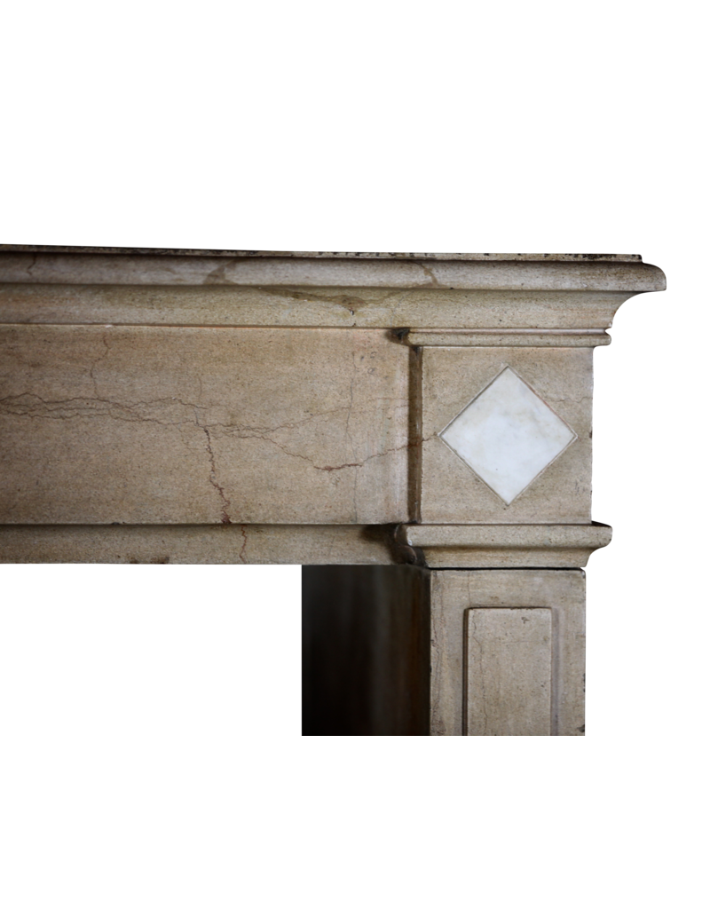 18Th Century Fine French Fireplace Surround In Limestone