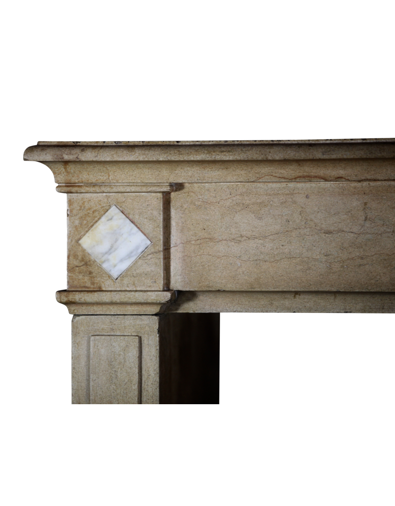 18Th Century Fine French Fireplace Surround In Limestone