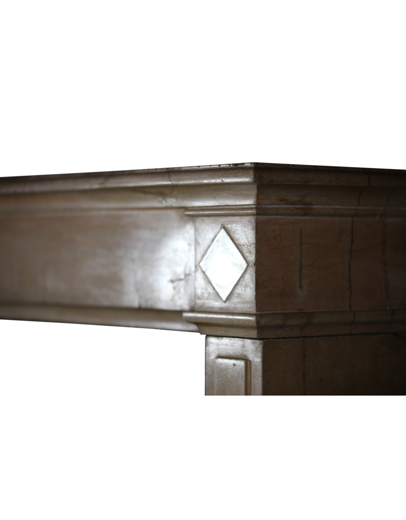 18Th Century Fine French Fireplace Surround In Limestone