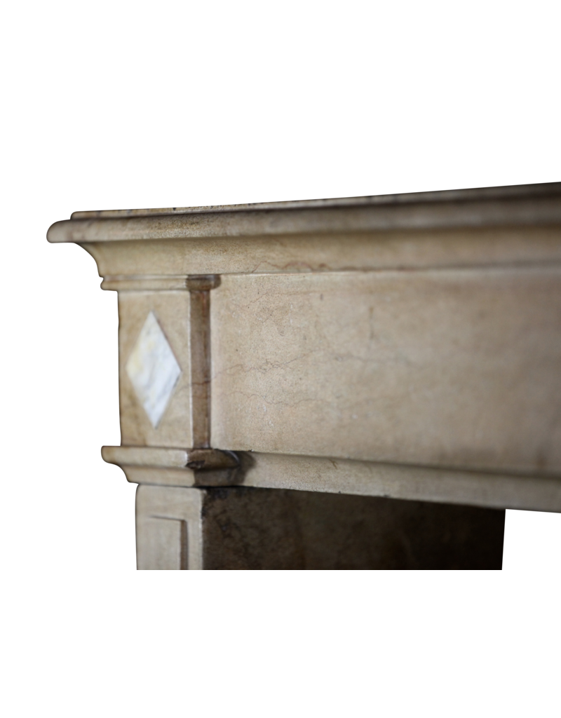 18. Jahrhundert Feine Französisch Kaminmaske Im Kalkstein