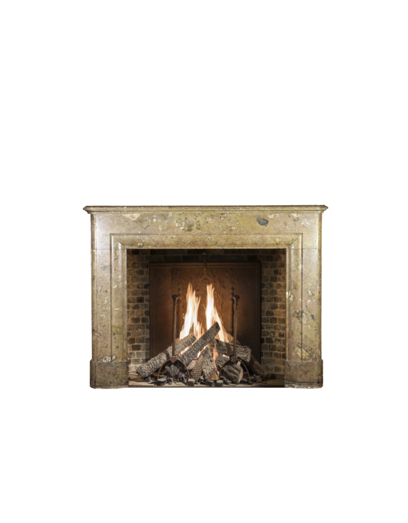 Classic Vintage Belgian Marble Fireplace Surround