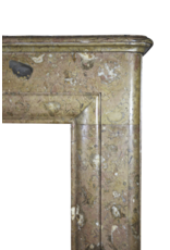 Classic Vintage Belgian Marble Fireplace Surround