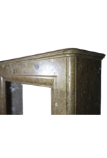 Classic Vintage Belgian Marble Fireplace Surround