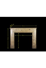 Maison Leon Van den Bogaert Classic Vintage Belgian Marble Fireplace Surround