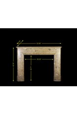Classic Vintage Belgian Marble Fireplace Surround