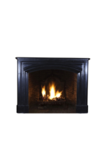 Black Belgian Marble Vintage Fireplace Surround