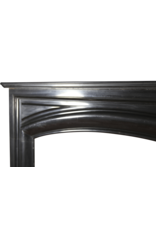 Black Belgian Marble Vintage Fireplace Surround