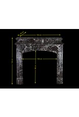 Grand Belgian Antique Fireplace Surround