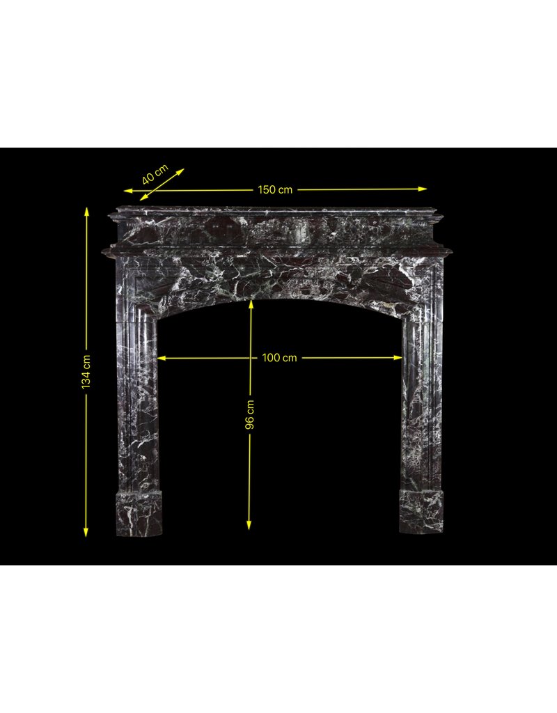 Grand Belgian Antique Fireplace Surround