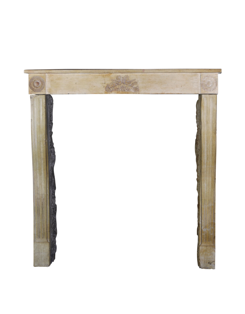 Delicate French Antique Fireplace Surround