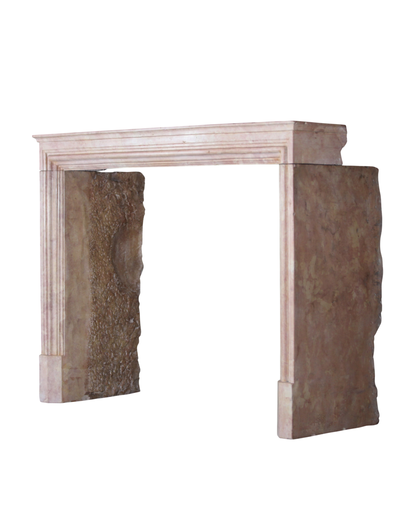 Rose Liseron Marble Fireplace Surround