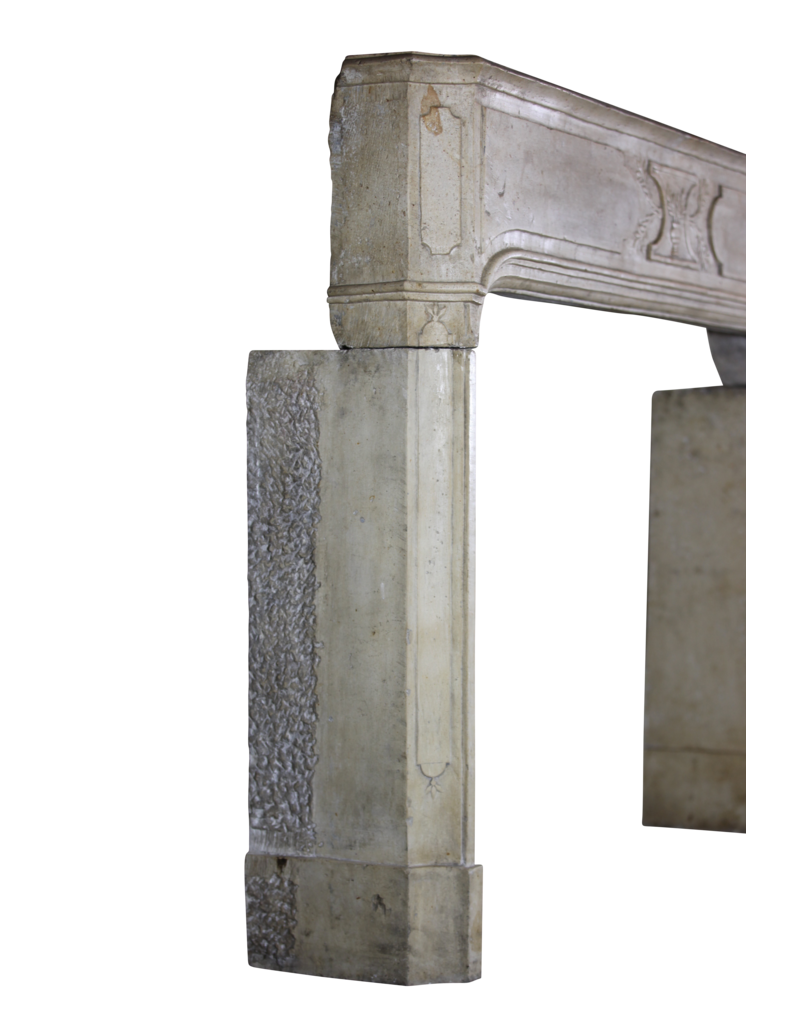 Fine French Antique Marble Stone Fireplace Surround