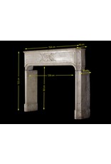 Fine French Antique Marble Stone Fireplace Surround