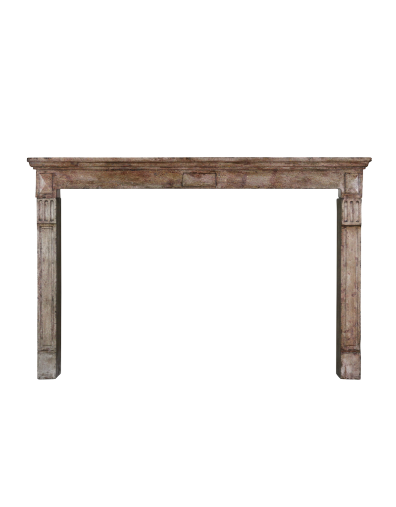 Maison Leon Van den Bogaert Chique Antique Stone Fireplace Surround
