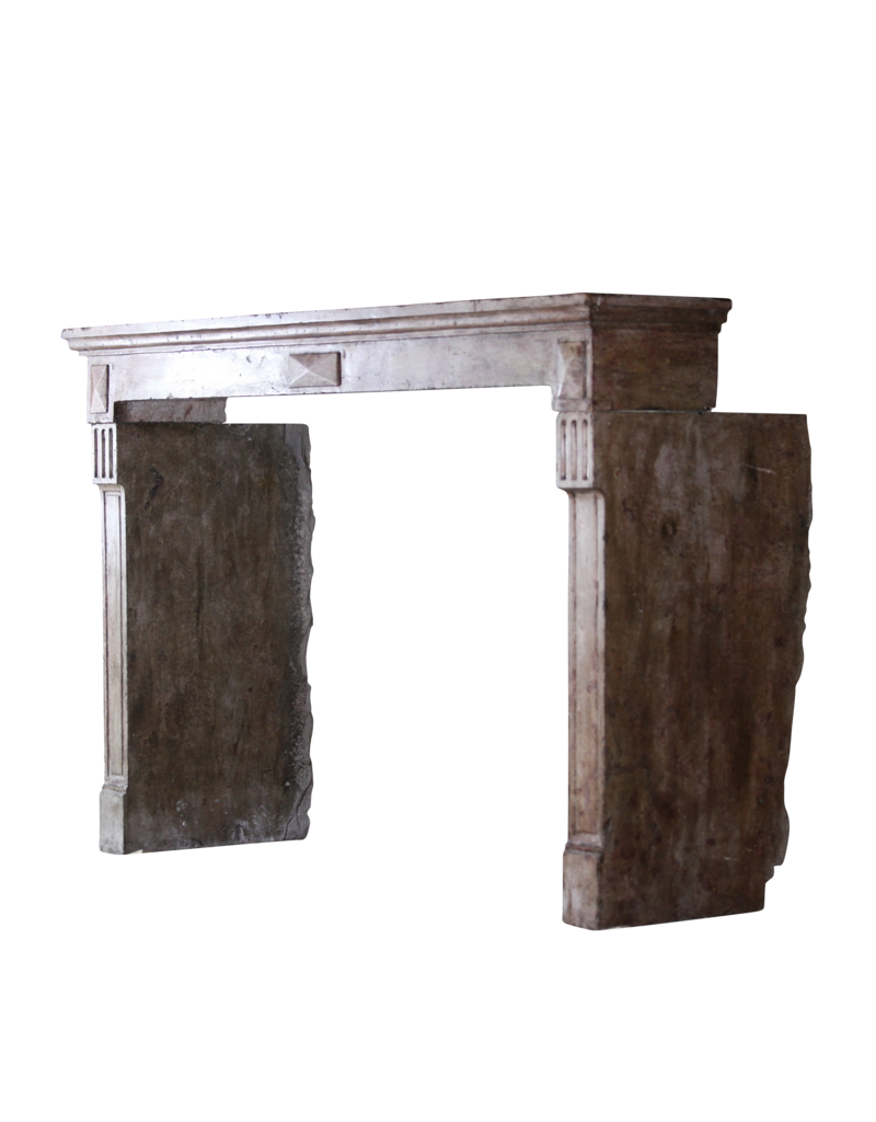 Maison Leon Van den Bogaert Chique Antique Stone Fireplace Surround