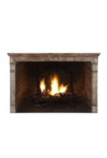 Maison Leon Van den Bogaert Chic Antique Stone Fireplace Surround