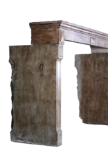 Maison Leon Van den Bogaert Chic Antique Stone Fireplace Surround