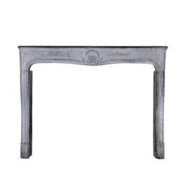 French Chique Dark Stone Fireplace Surround