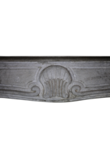 French Dark Stone Vintage Fireplace Surround