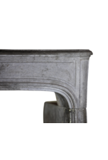 French Dark Stone Vintage Fireplace Surround