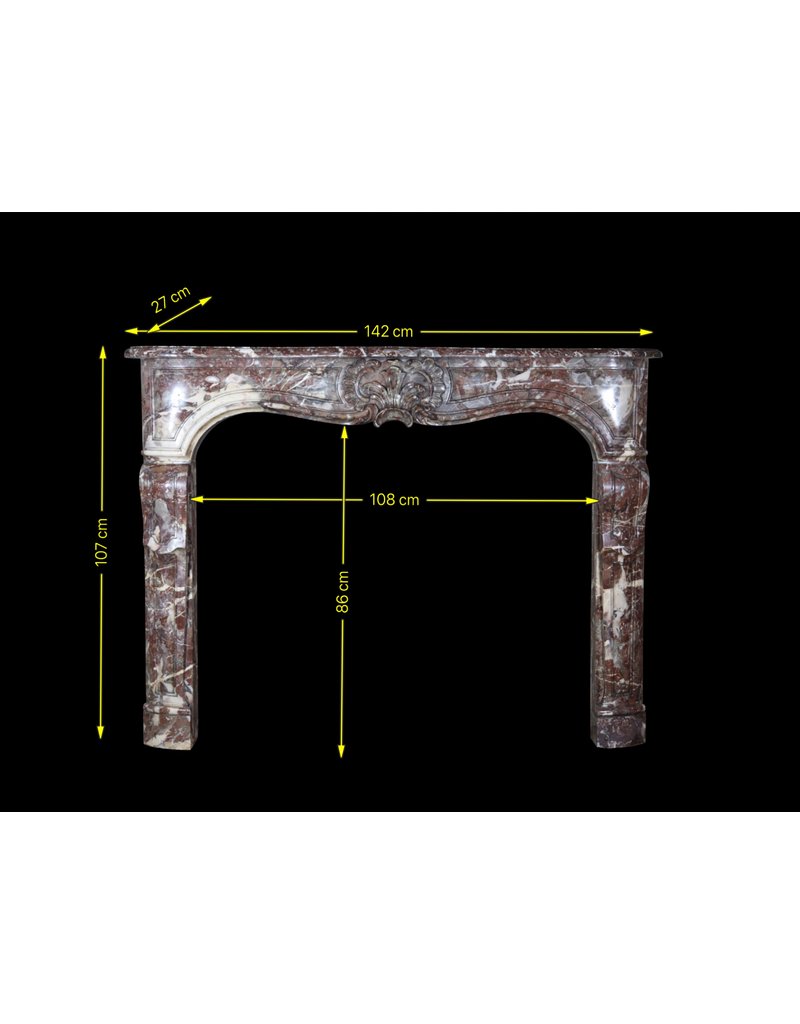 Fine Belgian Antique Fireplace Surround