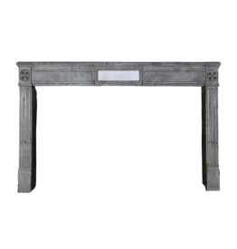 Grand French Vintage Stone Fireplace Surround