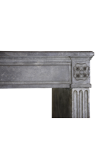 Grand French Vintage Stone Fireplace Mantle