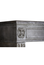 Grand French Vintage Stone Fireplace Mantle