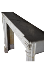 Maison Leon Van den Bogaert Fein klassisch französisch Carrara Marmor Kaminmaske