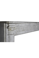 Maison Leon Van den Bogaert Fein klassisch französisch Carrara Marmor Kaminmaske