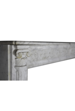 Maison Leon Van den Bogaert Fine Classic Francés Mármol De Carrara Chimenea