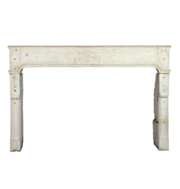 French Limestone Directoire Style Fireplace Surround