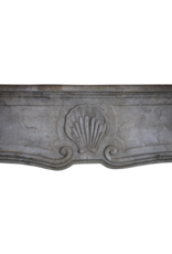 Fine Classic French Bicolor Stone Fireplace Surround