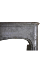 Fine Classic French Bicolor Stone Fireplace Surround
