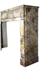 Maison Leon Van den Bogaert Chic French Marble Fireplace Surround