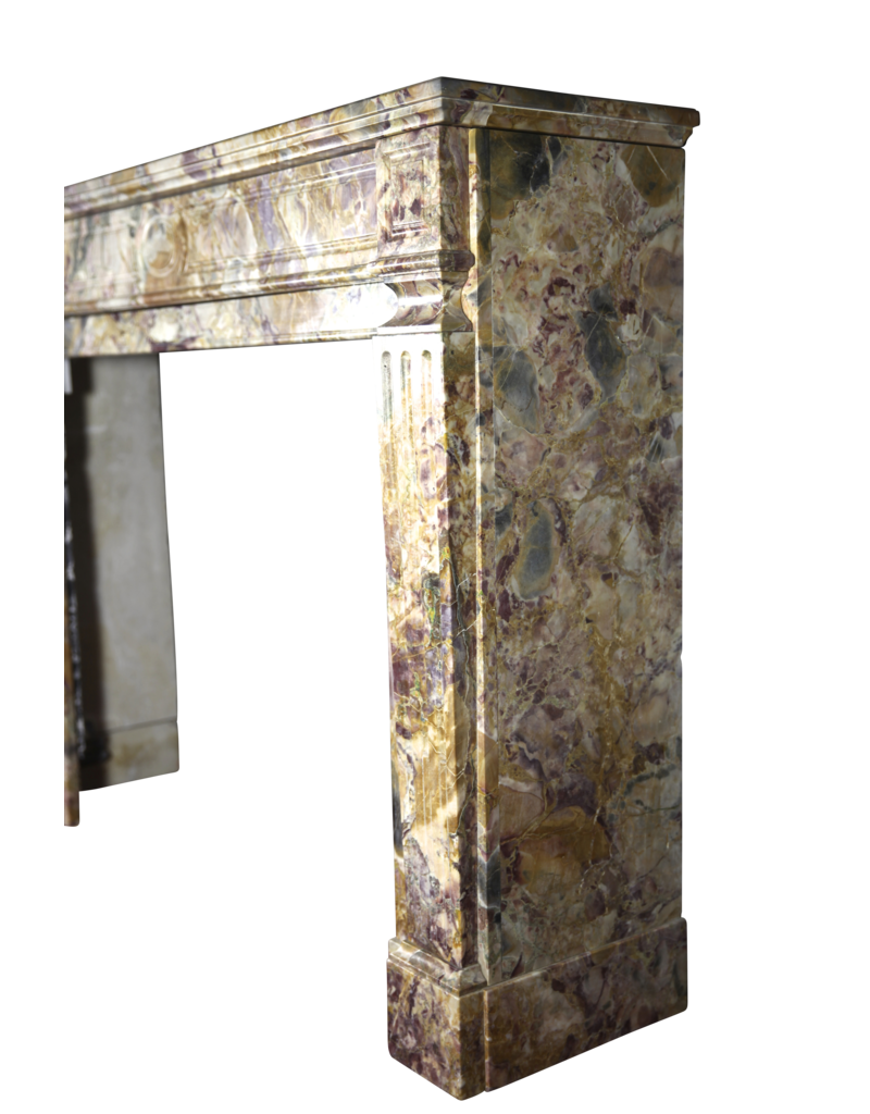 Maison Leon Van den Bogaert Elegante französische Kaminumrandung aus Marmor
