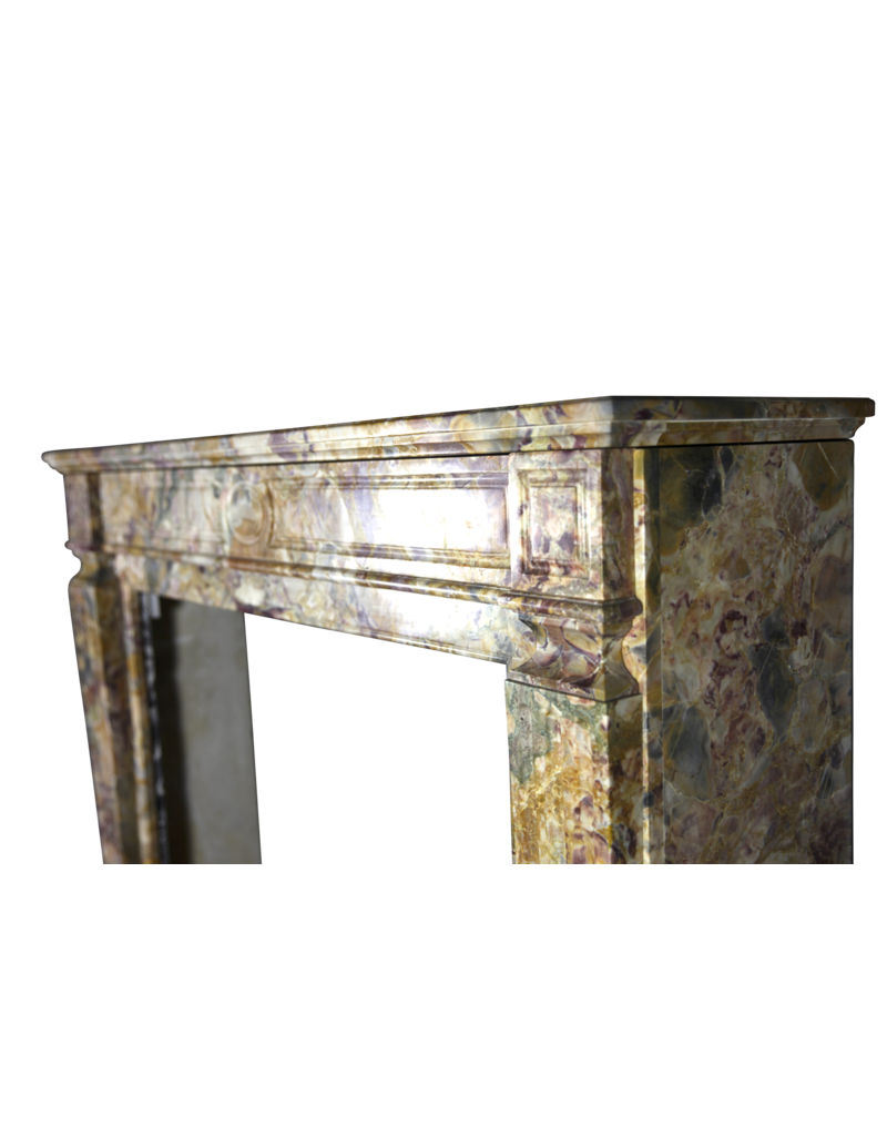 Maison Leon Van den Bogaert Elegante französische Kaminumrandung aus Marmor