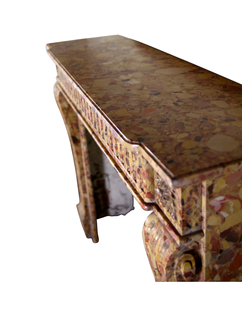 Maison Leon Van den Bogaert Cheminée de Paris — marbre Riche Brèche