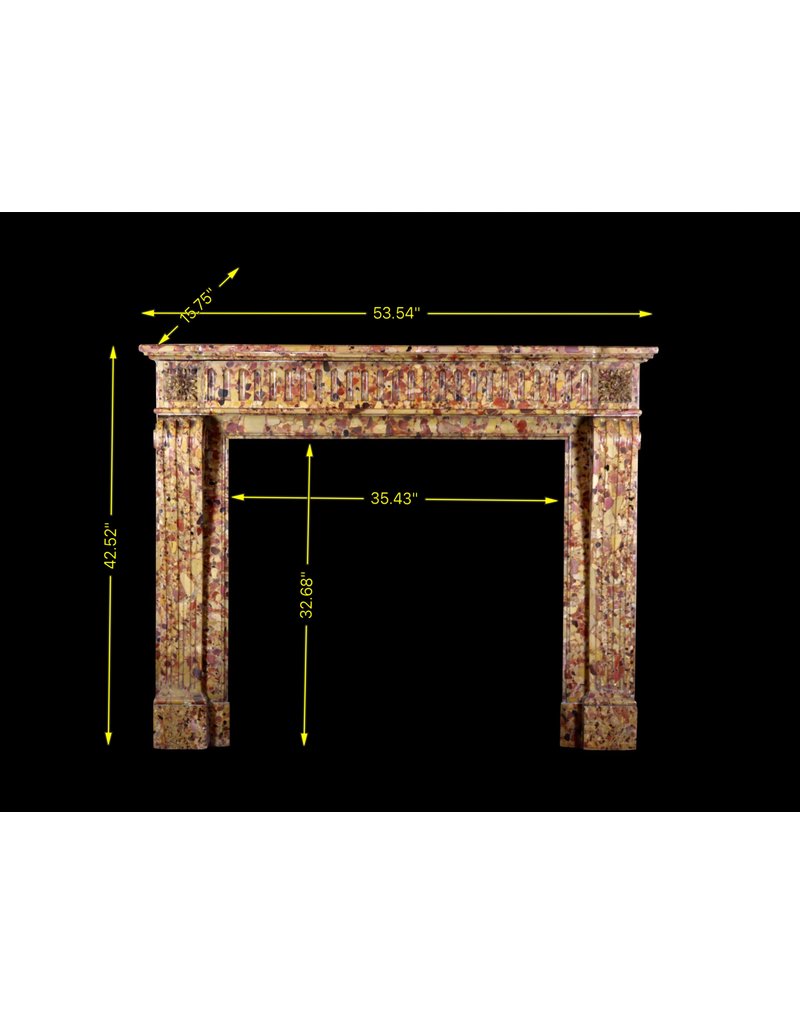 Fine Deep And Rich Color Antique Fireplace Surround