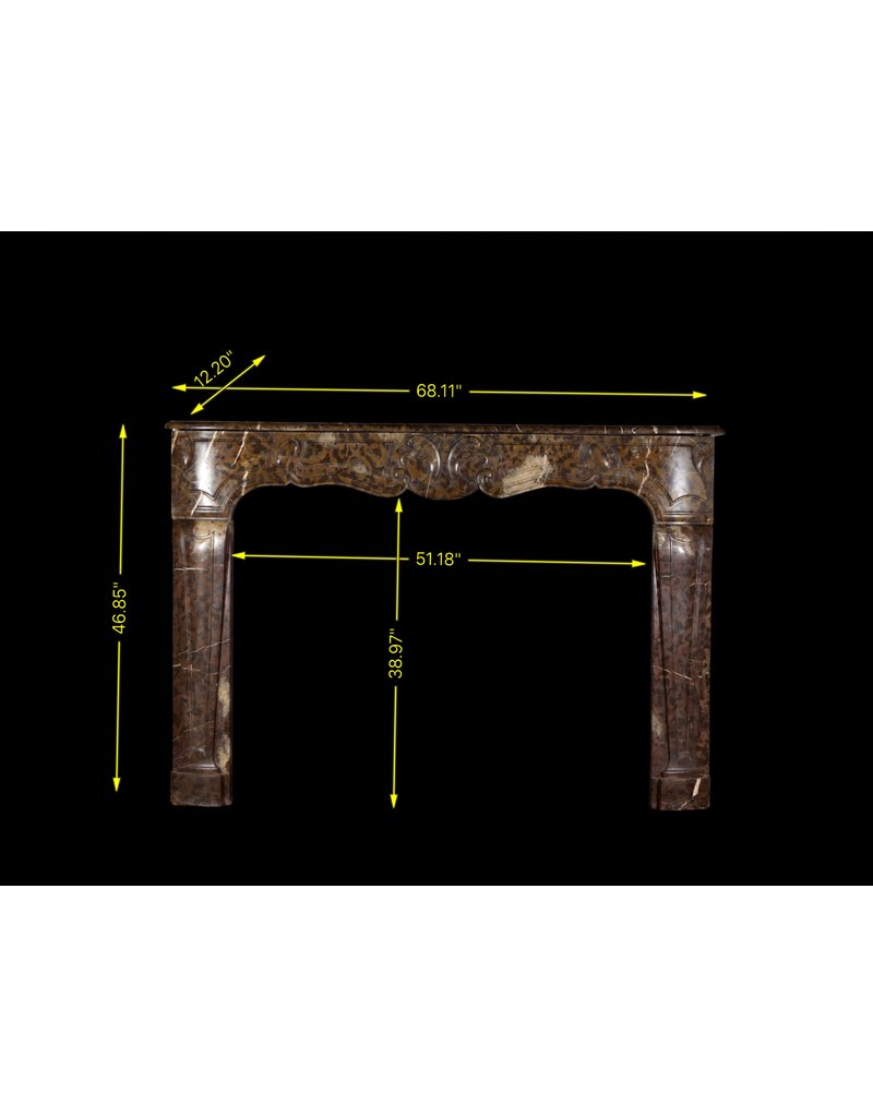 Maison Leon Van den Bogaert 18Th Century Fine Marble Fireplace Surround