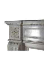 Maison Leon Van den Bogaert French Chic Vintage Marble Fireplace Surround