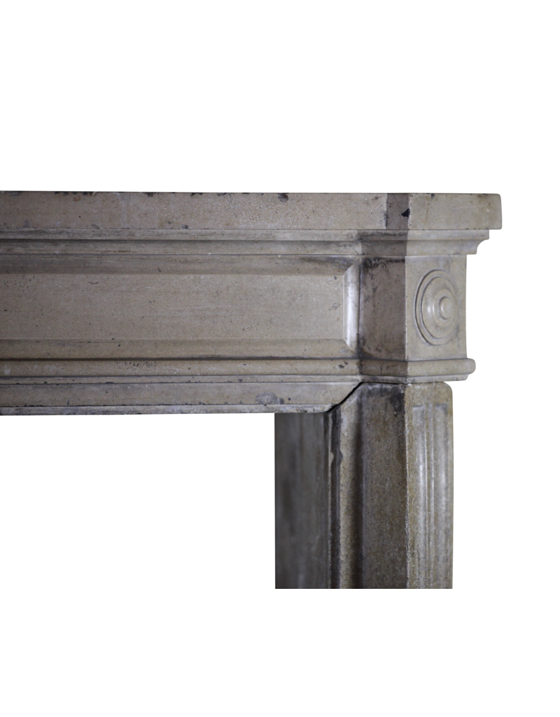 French 19Th Century Bicolor Fireplace Surround