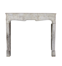 French Country Style Limestone Antique Fireplace Surround