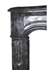 Maison Leon Van den Bogaert Chic Antique Marble Fireplace Surround