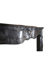 Maison Leon Van den Bogaert Chic Antique Marble Fireplace Surround