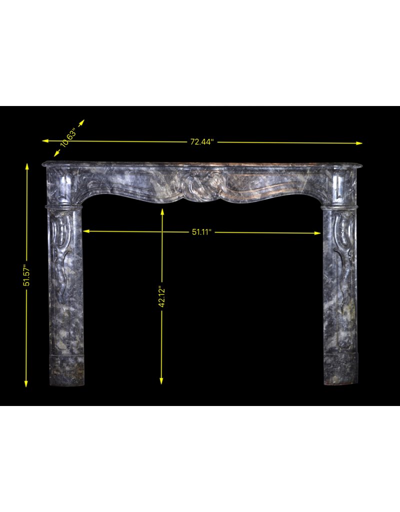 Chique Antique Marble Fireplace Surround