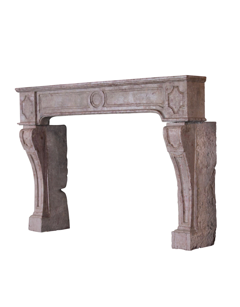 Maison Leon Van den Bogaert Französisch rustic Stein Kaminmaske