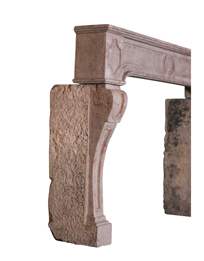 Maison Leon Van den Bogaert Französisch rustic Stein Kaminmaske